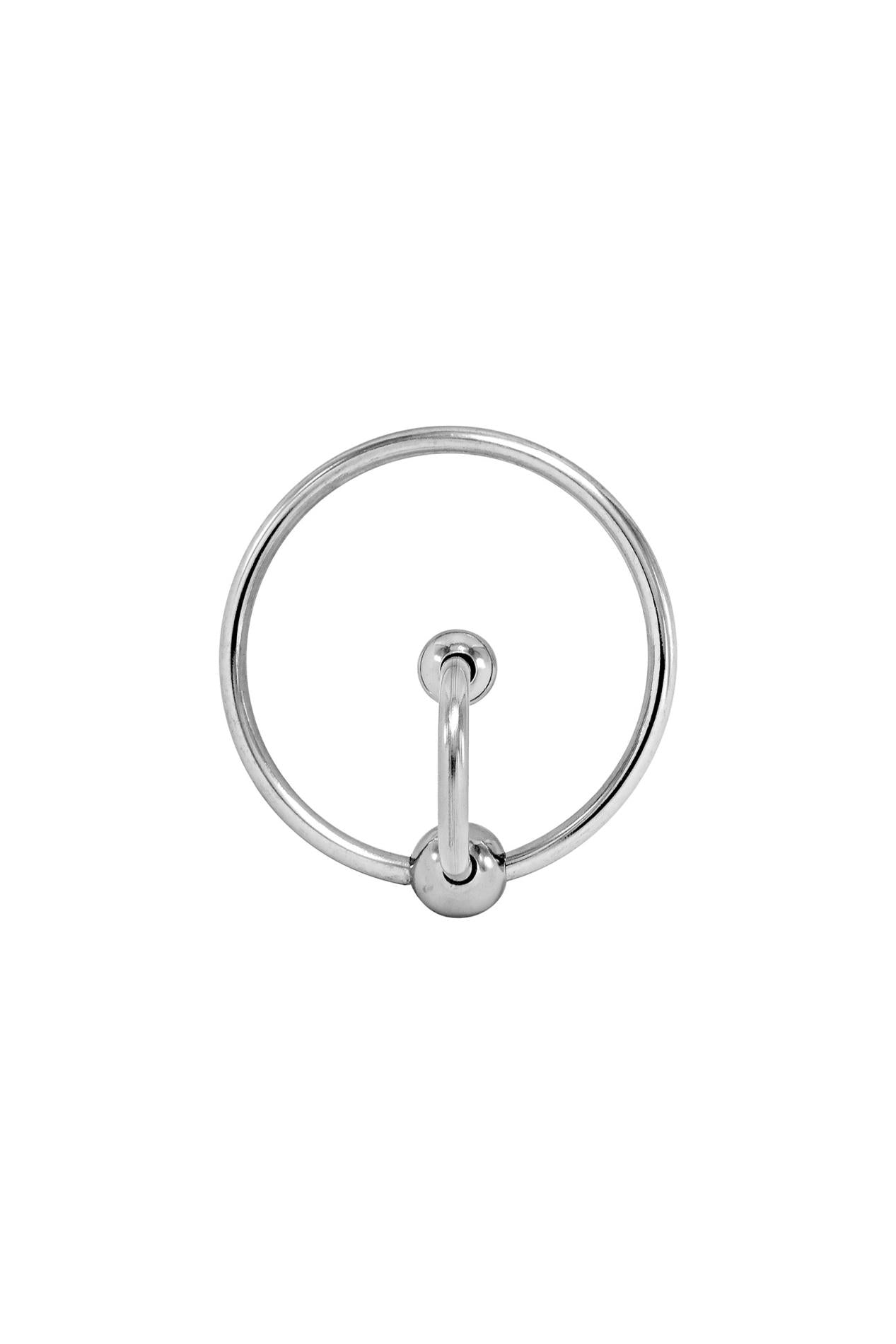 Inel de gland din oțel inoxidabil Torc cu capăt blocat, 40 mm