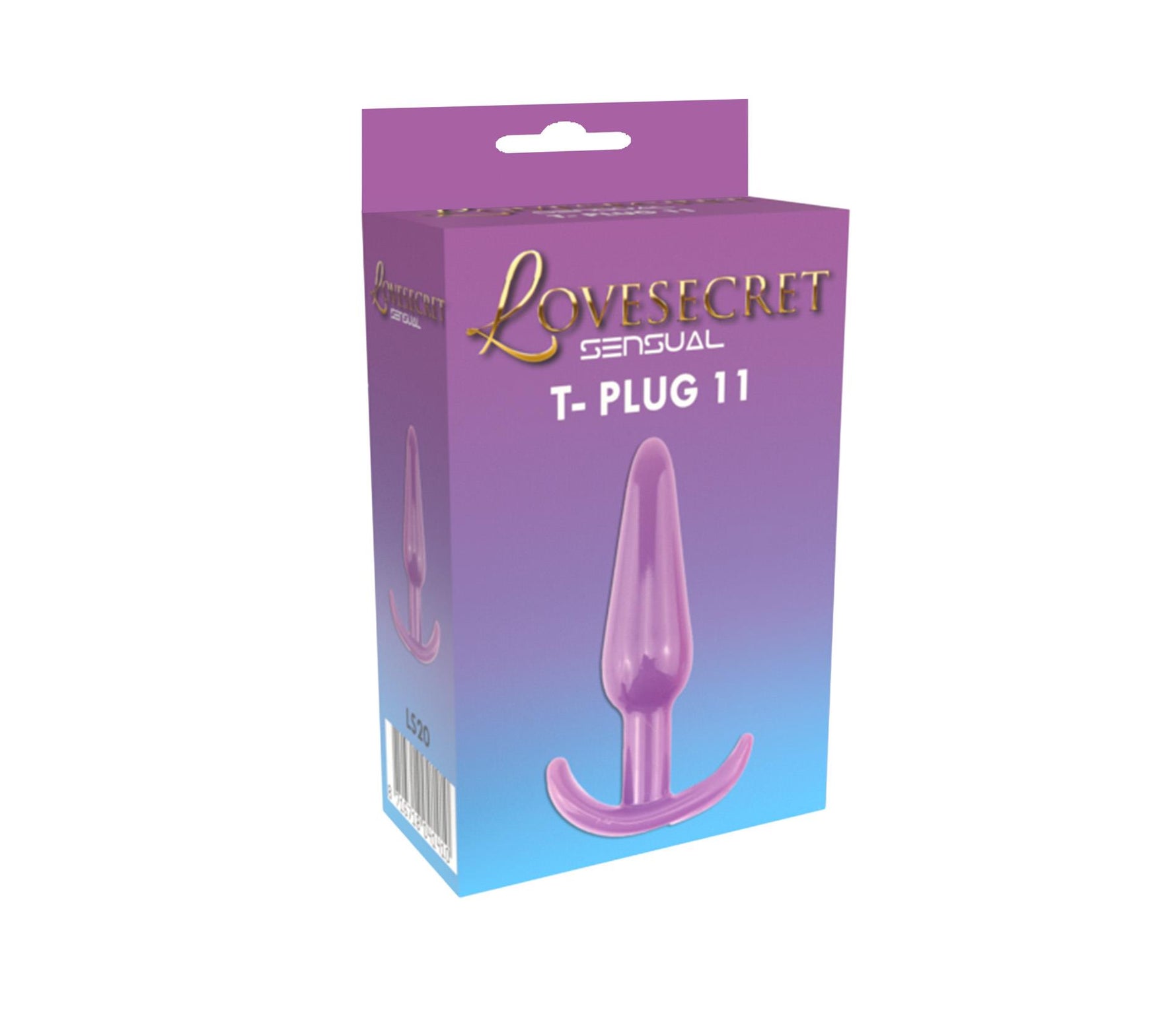 Plug anal flexibil Lovesecret Sensual TPE violet 12,3 cm