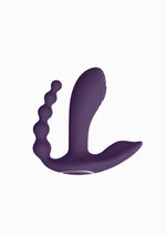 Vibrator anal Kata Vive violet cu telecomandă USB