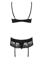 Set lenjerie intimă Wonderia Obsessive 3 piese S/M