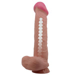 Dildo flexibil cu ventuză TPR Baile Sliding Skin 10.2''