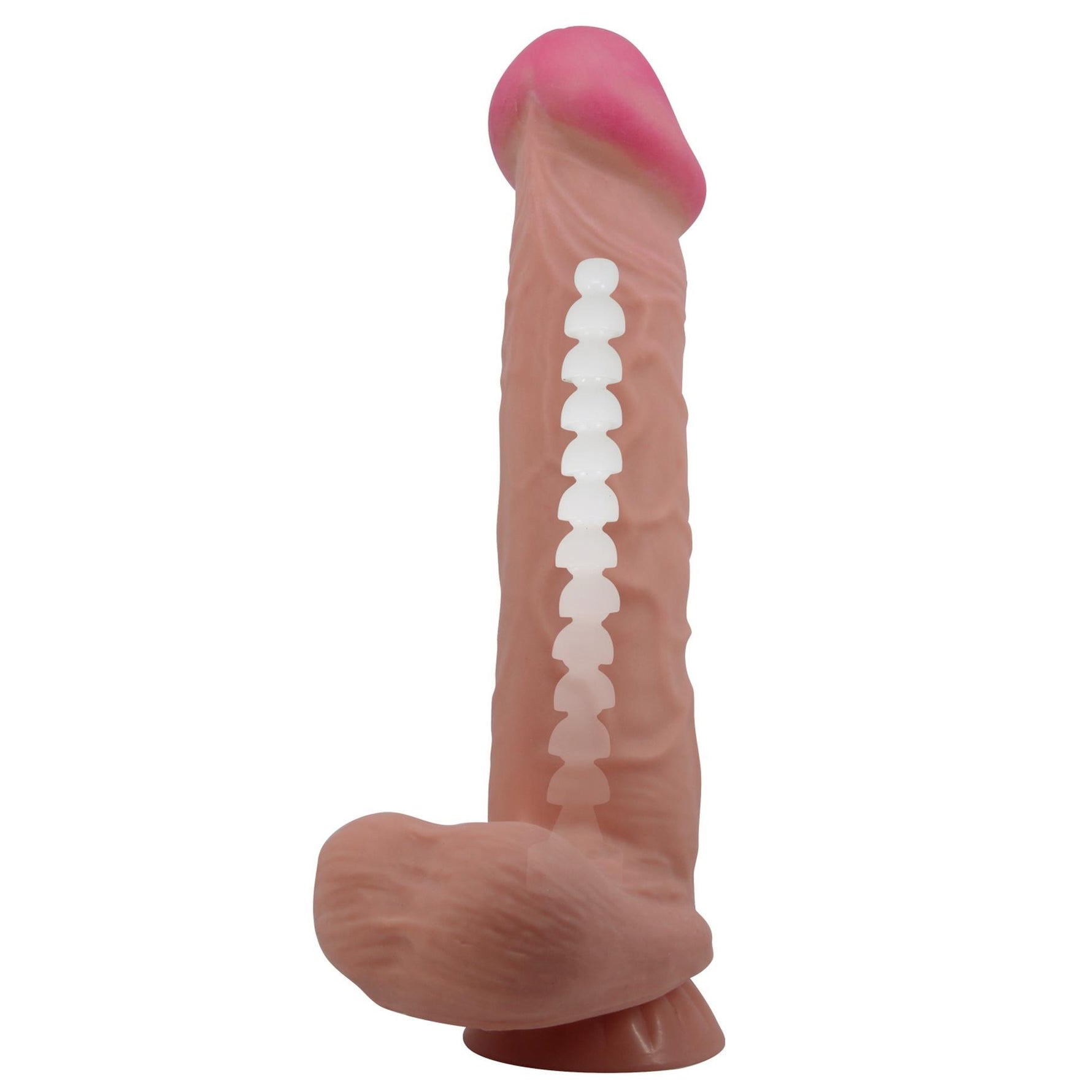 Dildo flexibil cu ventuză TPR Baile Sliding Skin 10.2''