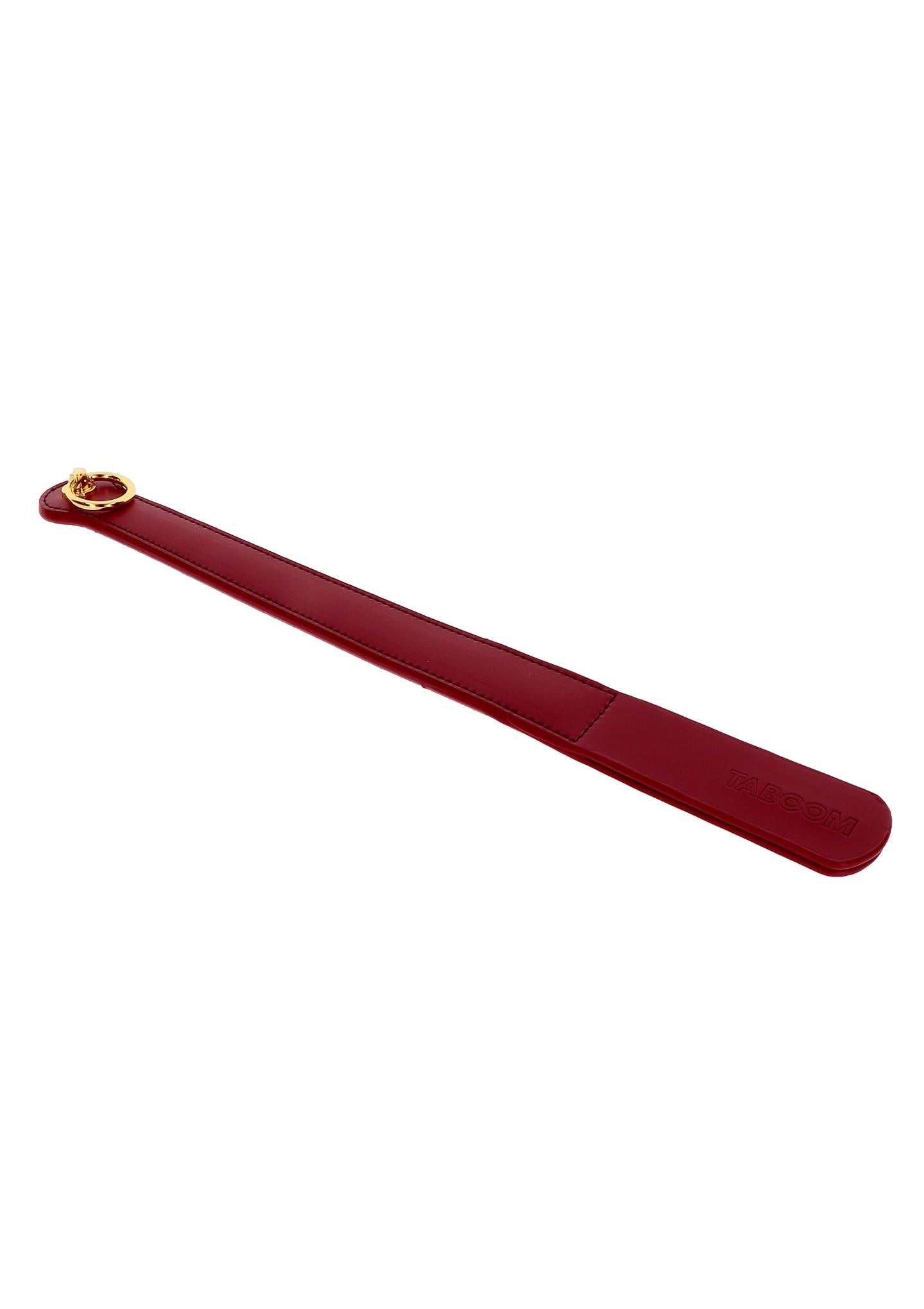 Taboom Spanking Pad, Roșu, 42 cm, Piele PU