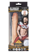 Vibrator realist pentru quarterback cu ventuză 19,75 cm