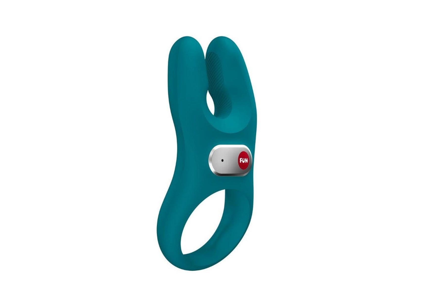 Inel vibrant pentru penis Nos XL, silicon USB, Green Fun Factory