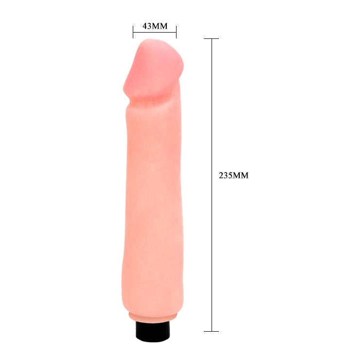 Vibrator realist flexibil Baile 23,5 cm