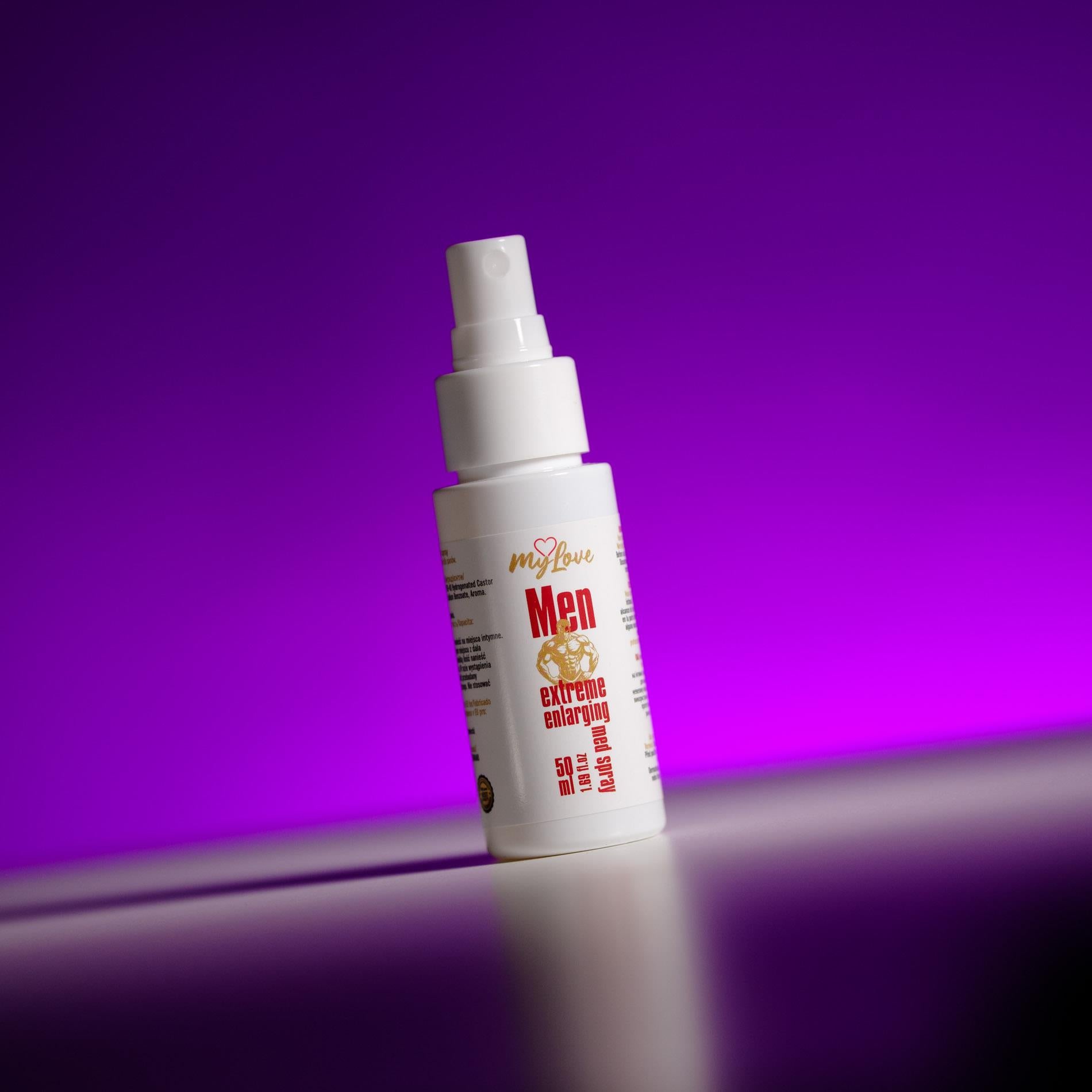 Spray de mărire extremă MyLove Man cu nucă de cocos 50 ml