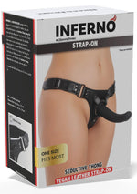 Ham cu șiruri Hidden Desire cu 3 inele, negru