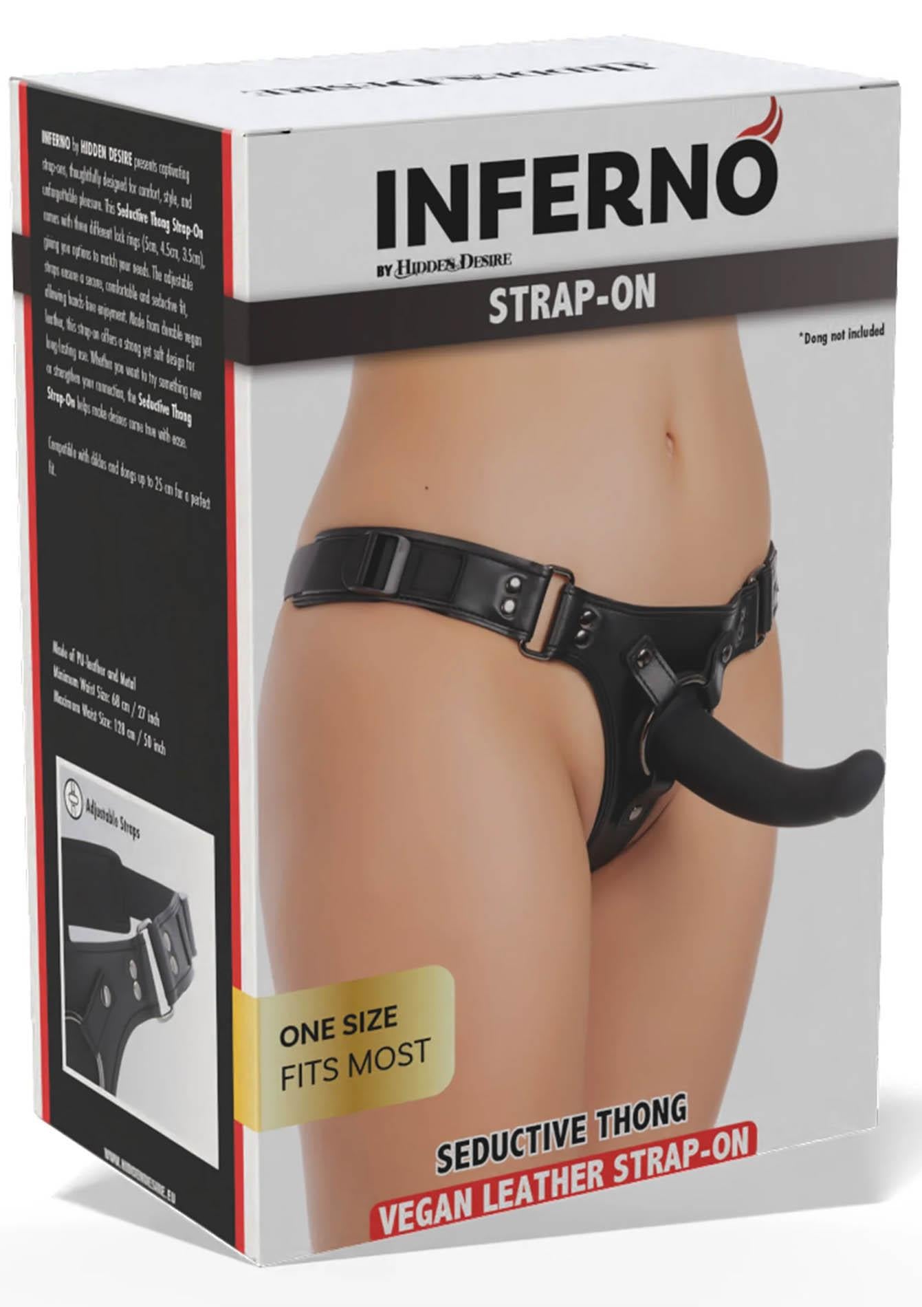 Ham cu șiruri Hidden Desire cu 3 inele, negru