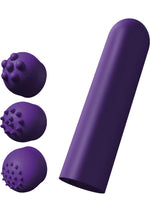 Vibrator de buzunar ToyJoy violet cu 12 funcții USB 6 cm