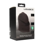 Stimulator vibrant pentru capul penisului Levelz din silicon, reglabil, negru