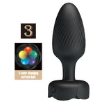 Plug anal vibrant cu LED din silicon Pretty Love Osborn