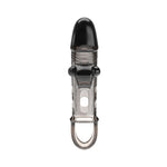 Extensor vibrant pentru penis Romance cu stimulator, negru