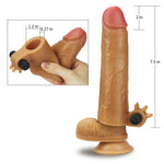 Extensie vibrantă din silicon Lovetoy, mărire 5 cm