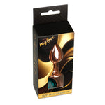 Plug anal din oțel MyLove Toys verde cu diamant 7 cm