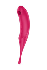 Stimulator clitoridian USB Satisfyer Twirling Pro Roșu