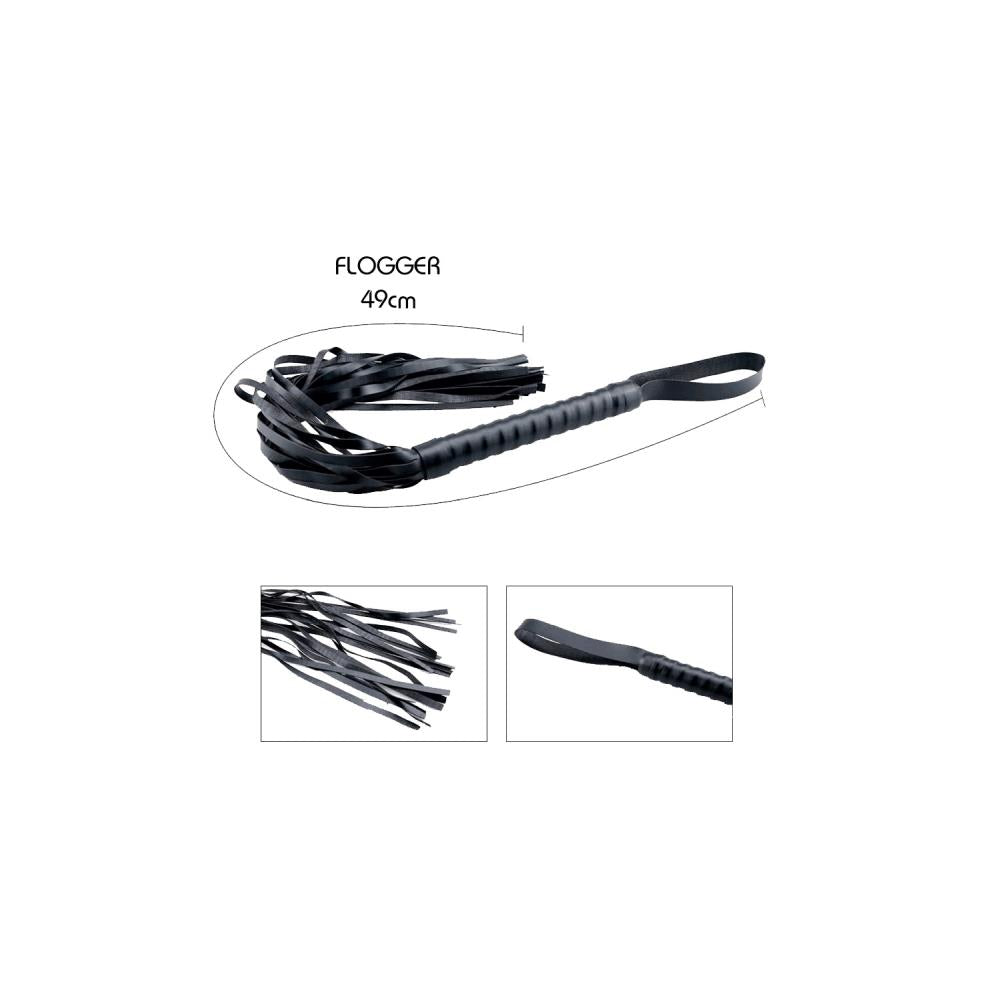 Set BDSM Secret Desires Alive, Negru, 8 Piese