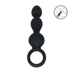 Sondă anală Levelz cu bile negre din silicon