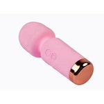 Baghetă Eros Fantasy Mini din silicon roz cu USB 11,5 cm