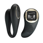 Vibrator dublu Pretty Love Nathan cu telecomandă, 10 moduri, silicon, USB
