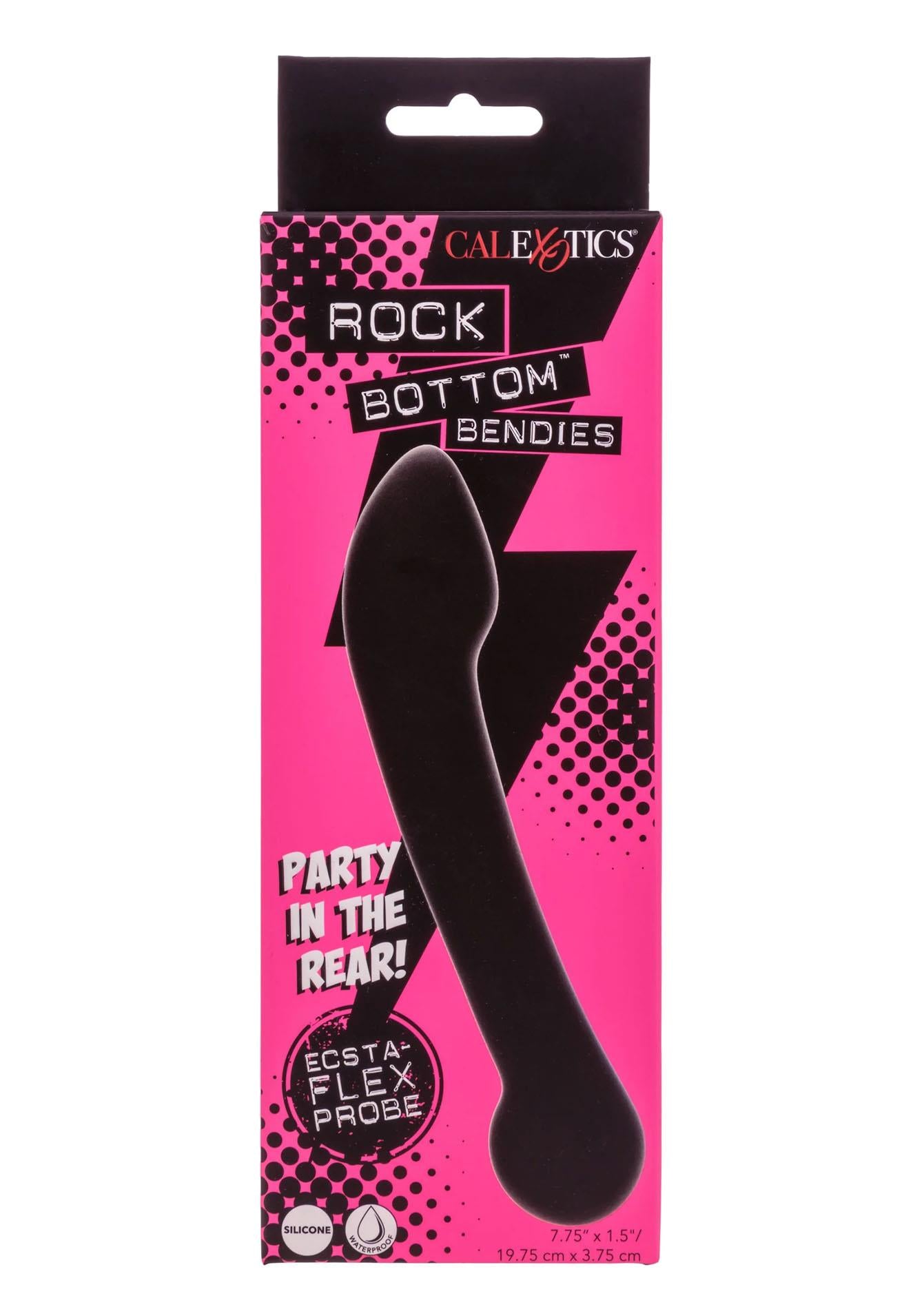 Dildo flexibil din silicon Calexotics Bendy Ecsta Flex Probe 19,8 cm