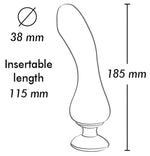 Vibrator Shunga Sanya din silicon pentru punctul G, violet, USB, 19 cm