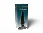 Plug anal cu ventuză Lovesecret, negru, 11 cm