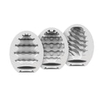 Set de 3 ouă de masturbare Satisfyer Riffle Bubble Fierce TPE 6-5 cm