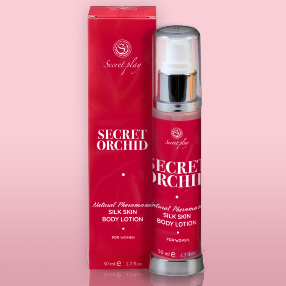 Loțiune de corp Secret Orchid cu feromoni, Orhidee Vanilie, 50 ml