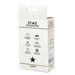 Plug anal din silicon Star Collection roz L 10cm cu piatră