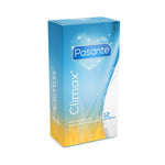 Prezervative Pasante Climax cu nervuri, încălzitoare și răcoritoare, 12 buc.