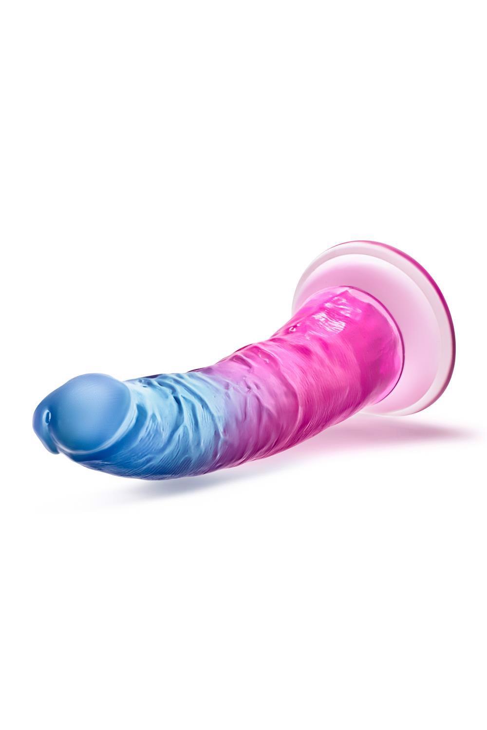 Dildo cu ventuză Blush B Yours Beautiful Sky Sunset de 18 cm