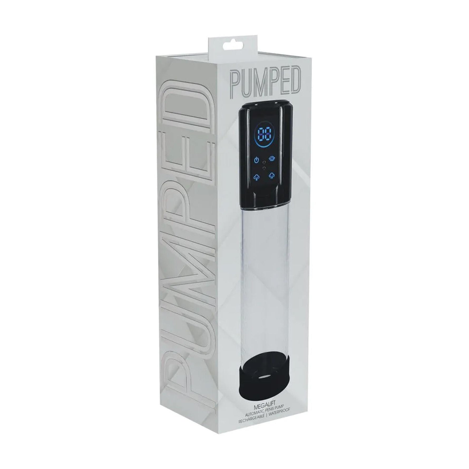 Pompă electrică MegaLift Pumped, impermeabilă, neagră, 6,5 cm