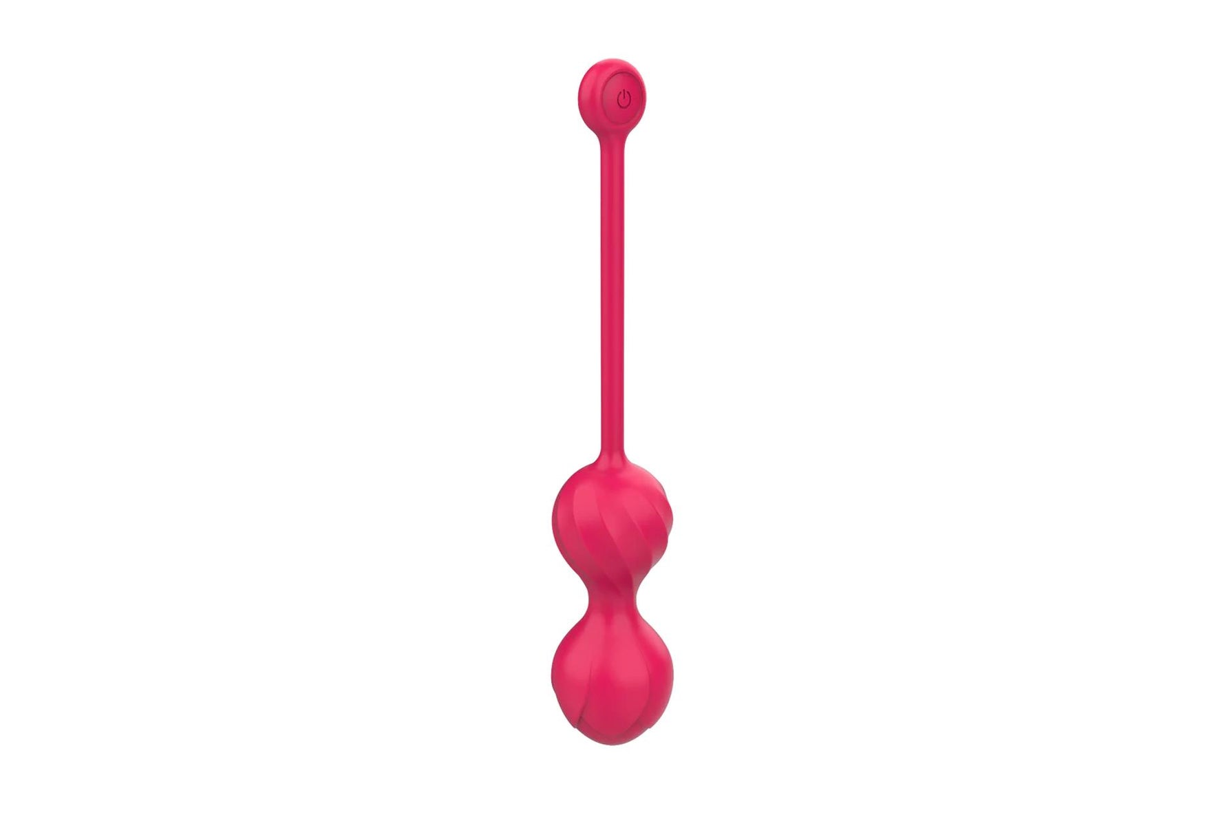 Bile Kegel Premium Lovesecret cu aplicație, silicon roz, USB, 22 cm
