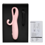 Stimulator clitoridian USB din silicon roz INTY Toys Flare