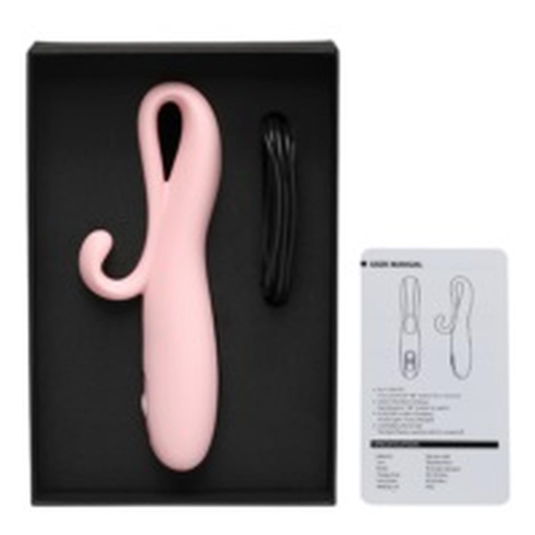 Stimulator clitoridian USB din silicon roz INTY Toys Flare