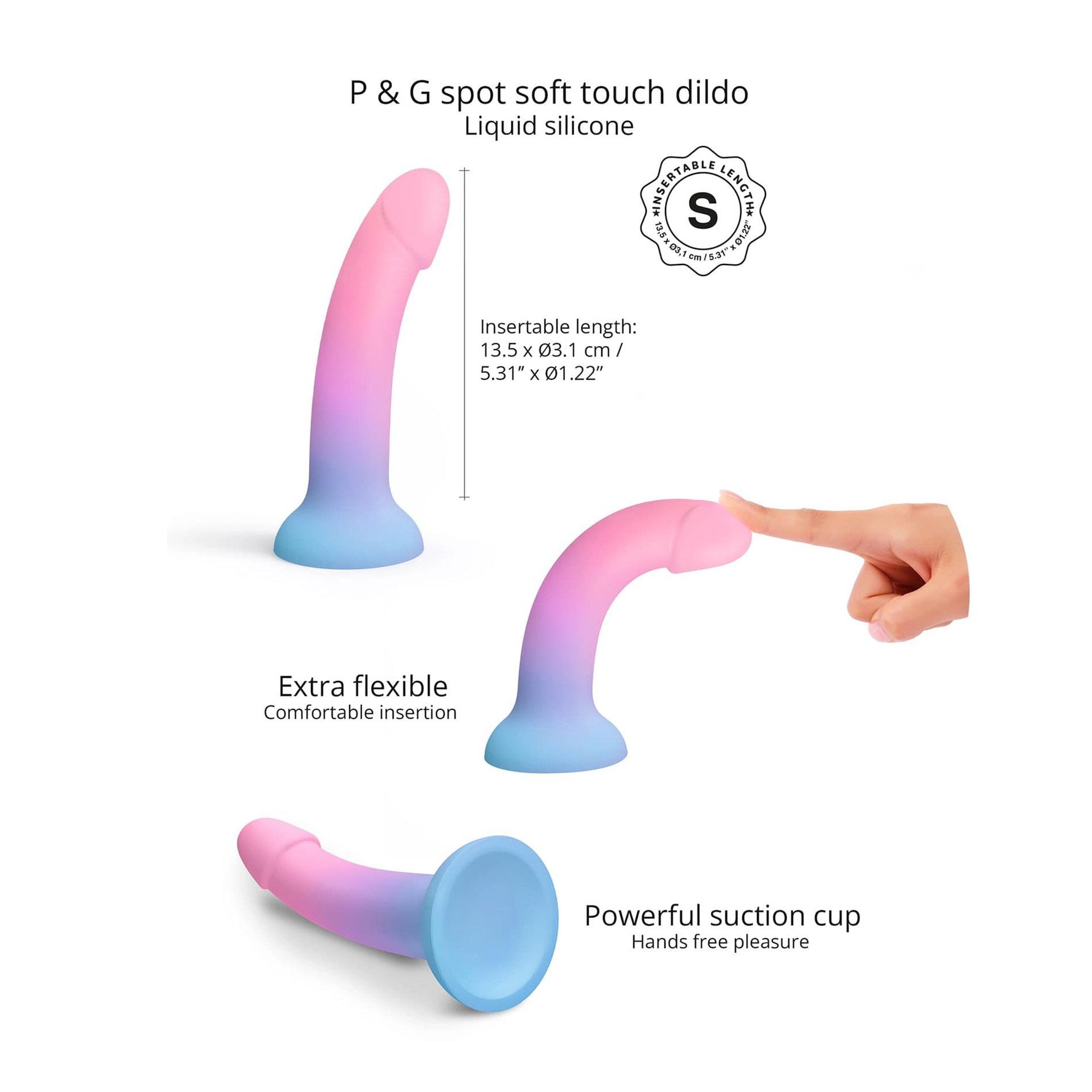 Dildol realist din silicon Love to Love Dildolls Utopia S 15 cm