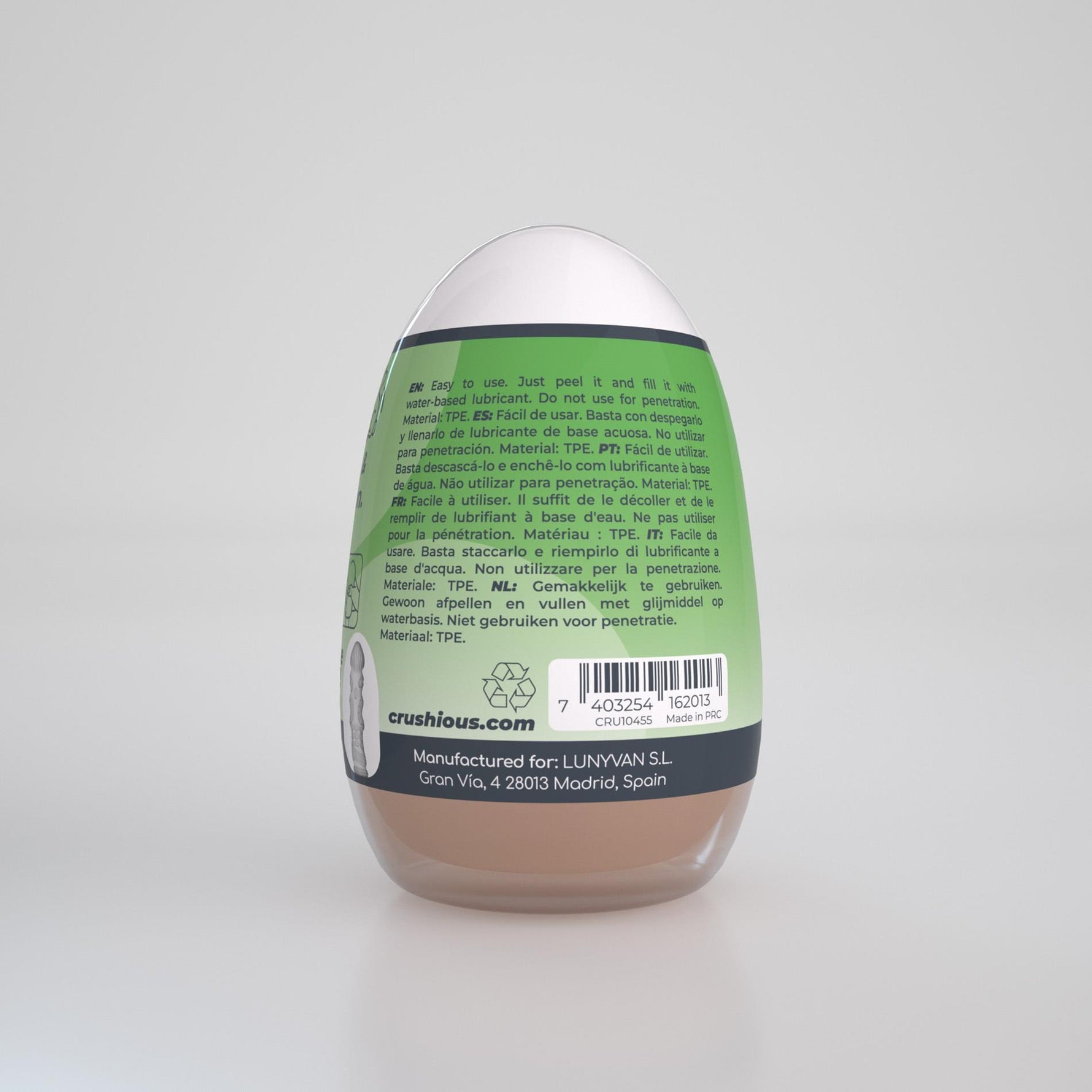 Masturbator Crushious Ezy Egg 8,7 cm
