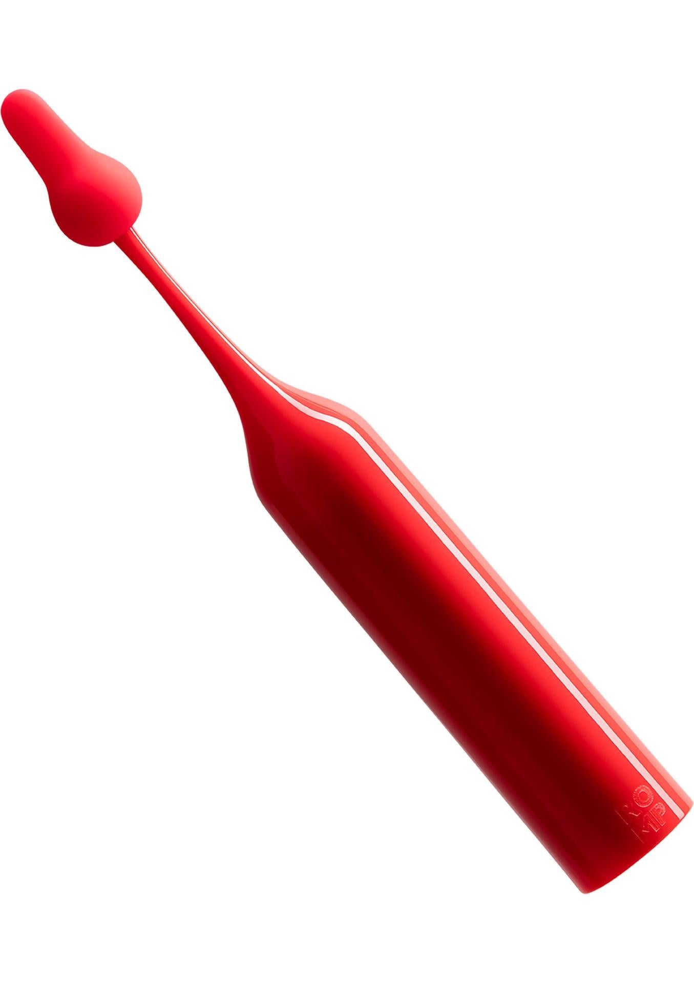 Vibrator ROMP Pop Roșu cu Capete USB Interschimbabile