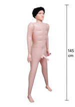 Păpușă gonflabilă Big Boner Billie cu vibrații, 180 cm