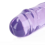 Dildo dublu realist RealRock transparent 34 cm