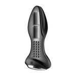 Dop anal vibrant rotativ din silicon Satisfyer 2 Connect App, negru
