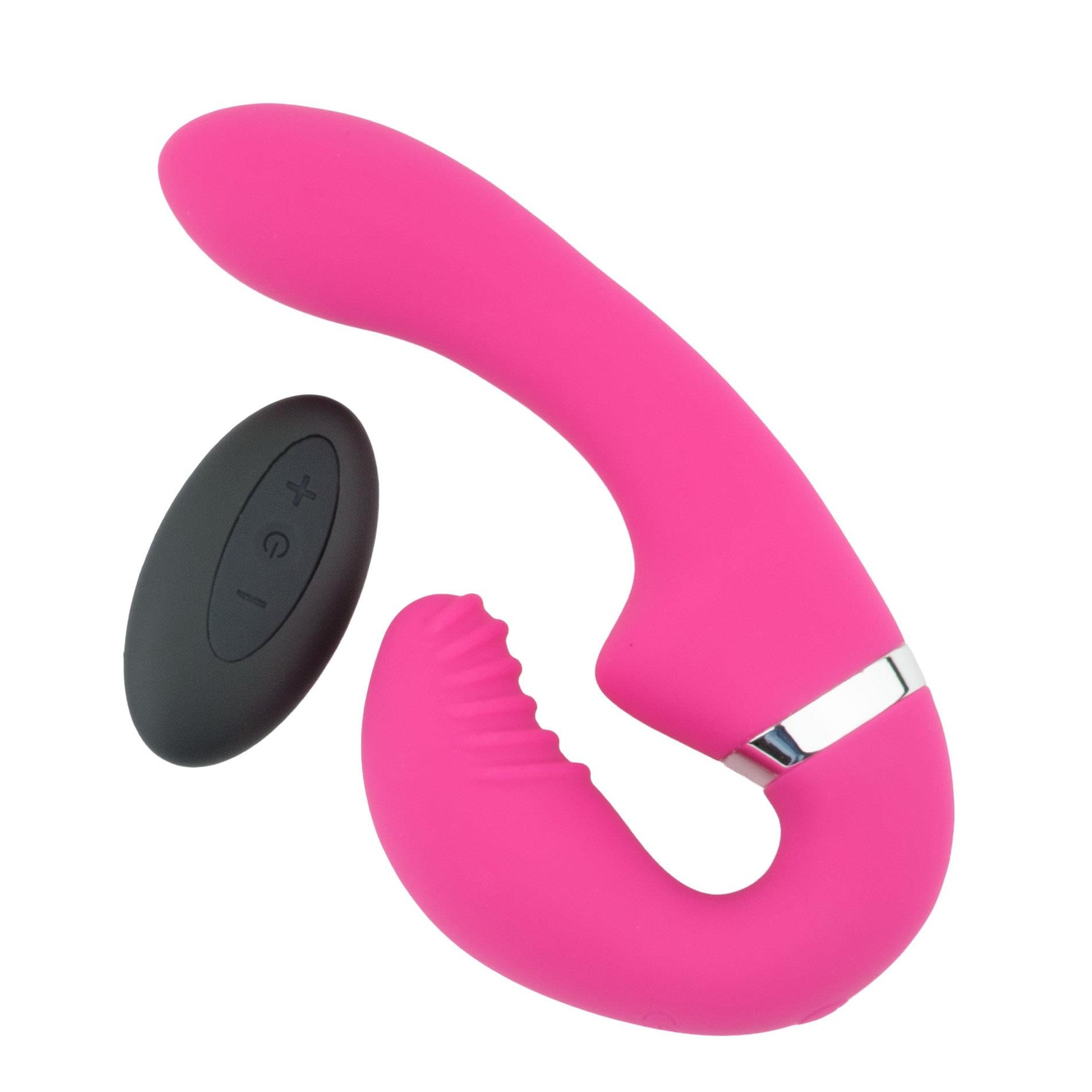 Vibrator dual pentru punct G din silicon seria B TOUGHE 3 cu telecomandă