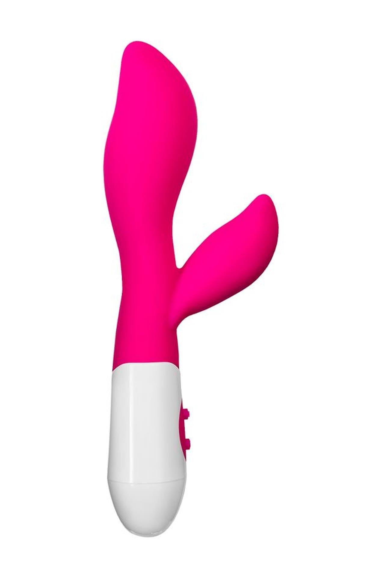 Vibrator iepuraș din silicon Lilu A-Toys roz 20 cm