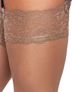 Ciorapi Cottelli LEGWEAR cu dantelă, nud L