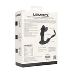 Masaj vibrant pentru prostată Levelz cu inel din silicon, negru