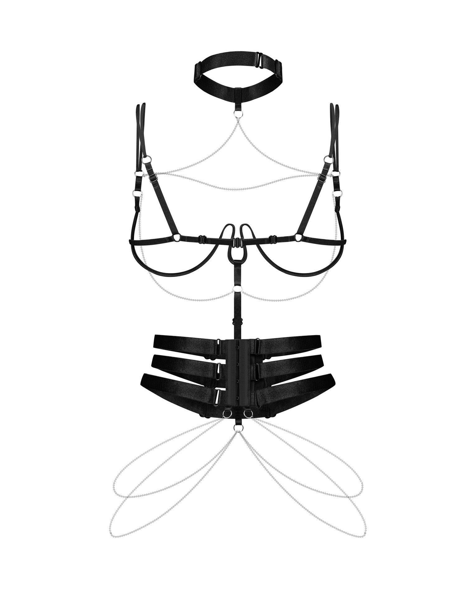 Ham cu armătură Premisis Obsessive negru S/M/L