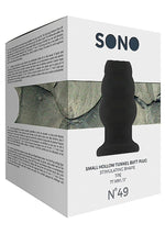 Dop anal Sono No.49 mic, negru, 7,7 cm
