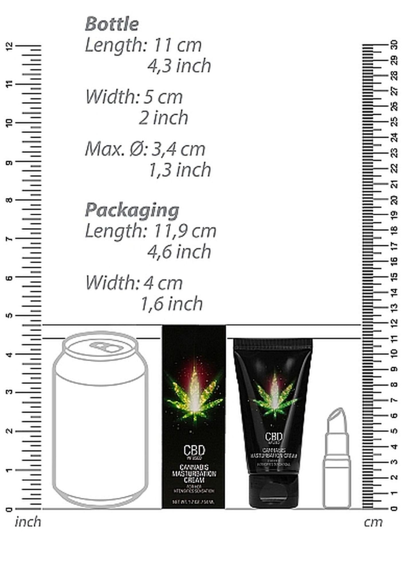 Cremă de masturbare cu CBD Cannabis Pharmquests 50ml