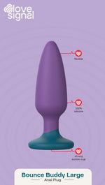 Dop anal mare din silicon Bounce Buddy 13 cm